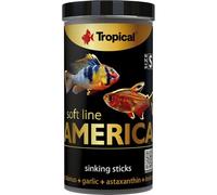 Soft Line America Size S 250ml / 140g - el alimento en Forma de los Sticks Blandos Que se Hunden para los Peces omnívoros y carnívoros de América del Norte y América del Sur