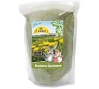 JR FARM Comida en puré para herbívoros | Paquete Triple | 3 x 200 g | Suplemento alimenticio para Conejos Enanos, cobayas, chinchillas y degús | para Problemas dentales y Enfermedades