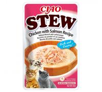 Churu Stew Receta Pollo y Salmón Sobre Gatos 40 gr