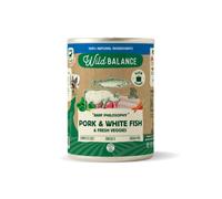Alimento húmedo BARF de cerdo y pescado para perro - Wild Balance - Cantidad: 400 g
