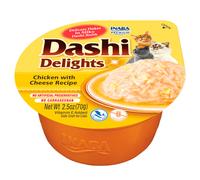 Alimento húmedo de pollo con queso para gatos - Dashi Delights - Churu - Cantidad: 70 g