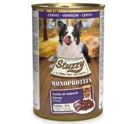 Alimento húmedo monoproteico Stuzzy para perros sin cereales ni gluten | Venado | Húmedo (lata) | 400 g