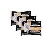 Alimento Húmedo para Gatos Adultos, Selección de Aves en Gelatina, Pollo, Pavo, Pato, sin Conservantes, Pack 3 x 4 Tarrinas Delikut