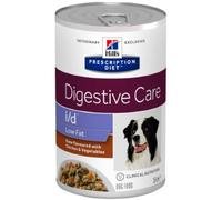 Alimento húmedo para perros Hills Prescription Diet Canine i/d con estofado bajo en grasa de pollo y verduras | Húmedo (lata) | 24 x 156 g
