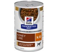 Alimento húmedo para perros Hills Prescription Diet Canine k/d Stew con pollo y verduras | Húmedo (lata) | 6 x 354 g