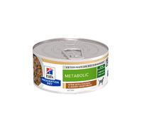 Alimento húmedo veterinario para perros Hills Prescription Diet Canine Metabolic Stew con pollo y verduras | Húmedo (lata) | 24 x 156 g