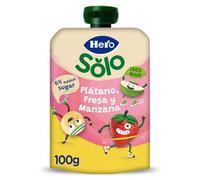 Bolsita Mi Fruta de Plátano y Fresa Hero Nanos 100 gr