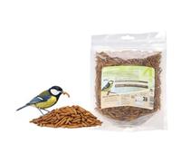 Alimento para Aves Silvestres - Gusanos de la harina Secos Flamingo - 100 g - alimento Natural para Aves