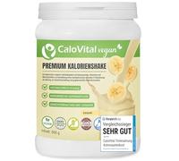 Alimento para beber con alto contenido calórico vegano batido de calorías para aumentar | Comida para astronautas con carbohidratos Proteína Vitaminas y Minerales Alta dosis | CaloVital (plátano)