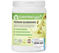 Alimento para beber con alto contenido calórico vegano batido de calorías para aumentar | Comida para astronautas con carbohidratos Proteína Vitaminas y Minerales Alta dosis | CaloVital (pistacho)