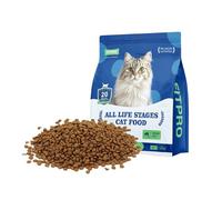 Alimento para gatos de todas las edades, 1,5 kg - Receta de cuidado intestinal con 20 mil millones de probióticos, pollo y salmón, alimentos de alta proteína con una tasa de absorción del 90%