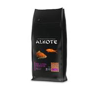 Alimento para Peces pequeños de AL-KO-TE, para 3 Estaciones, Primavera hasta otoño, pellets flotantes, 2 mm, Color Dorado y Amarillo