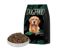 Alimento para perros adultos 2,5 kg - 18% de proteína cruda de pollo carnoso y carne de res, sal baja y aceite, con calostro de cabra y probióticos para intestinos sanos y pelo brillante