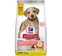 Hills Science Plan Puppy Large Breed Perfect Digestion Sabor Pollo y Arroz Integral - Saco de 14,5 Kg