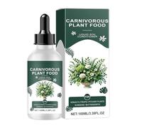 Alimento para plantas carnívoras - Fertilizante tropical, gotas líquidas | 100 ml aditivo de alimentación para atrapamoscas Venus, plantas de rocío, nutrientes de crecimiento para plantas de interior