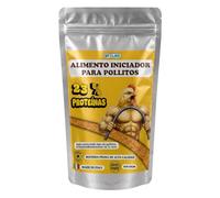 Alimento para pollitos recién nacidos, pienso para pollitos de primer período con 23% de proteínas, vitaminas, minerales y aceites esenciales, apto desde el nacimiento, sin OGM, paquete de 1,8 kg