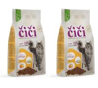 Alimento seco Completo para Gatos CiCi - para Gatos Adultos y esterilizados, con Aves - 2 kg (Paquete de 2)
