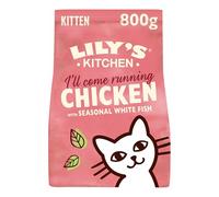 Alimento seco Natural para Gatitos Lily's Kitten, Pollo y Pescado Blanco, 4 x 800 g