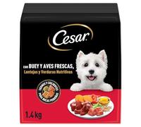 Alimento seco Perro Adulto con Buey, Aves y Verduras Cesar 5 x 1.4kg