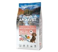 Alimento semihúmedo de salmón y Pavo para Perros Fresh Mini - Arquivet - Pienso para Perro 1kg.