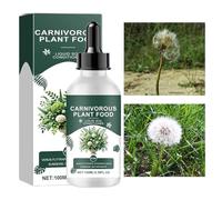 Alimento vegetal carnívoro - Gotas portátiles de alimentos vegetales carnívoros | nutrientes para el crecimiento de plantas 100 ml, alimento tropical, fertilizante líquido carnívoro para plantas para