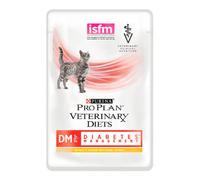 Alimento Veterinario Húmedo PPVD Feline DM - Control de la Diabetes | Húmedo (Sobre) | Caja de 10 Sobres de 85 g