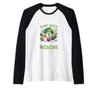 Alimentos integrales a base de plantas es el mejor dietista medicinal Camiseta Manga Raglan