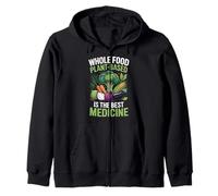 Alimentos integrales a base de plantas es el mejor dietista medicinal Sudadera con Capucha