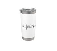 Alimentos Latidos ECG Vaso térmico de acero inoxidable de doble pared