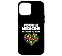 Alimentos Medicina Comer Real Para Sanar Vegetariano Carcasa para iPhone 12 Pro Max