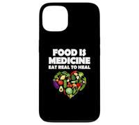Alimentos Medicina Comer Real Para Sanar Vegetariano Carcasa para iPhone 13