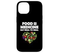 Alimentos Medicina Comer Real Para Sanar Vegetariano Carcasa para iPhone 14