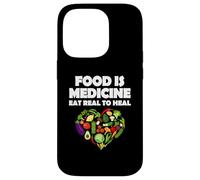 Alimentos Medicina Comer Real Para Sanar Vegetariano Carcasa para iPhone 14 Pro
