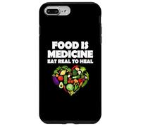 Alimentos Medicina Comer Real Para Sanar Vegetariano Carcasa para iPhone 7 Plus/8 Plus