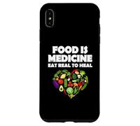 Alimentos Medicina Comer Real Para Sanar Vegetariano Carcasa para iPhone XS Max
