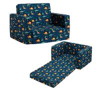 ALIMORDEN Sofá convertible 2 en 1 para niños pequeños, adorable silla convertible para niños, para cuentos o siestas, dinosaurios geniales