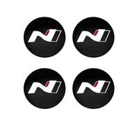 ALIMRVO 4 Piezas Tapacubos Pegatinas para VW T-ROC 2021 2022 2023 2024, Decoración de Llantas de Automóvil Fácil de Colocar 56MM