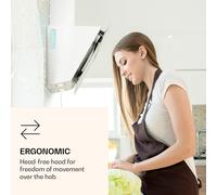 Alina 60 Smart Campana extractora 60 cm 594 m³/h luz LED ambiental frontal de vidrio Klarstein