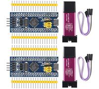 Alinan 2pcs ST-Link V2 Programación Unidad Emulador Descargador (color al azar)+2pcs STM32F103C8T6 Mínimo Sistema de Desarrollo Junta con Chip importado STM32 ARM Core Learning Board Module