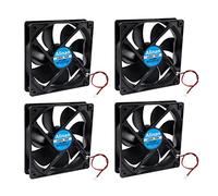 Alinan 4 unids 12025 24V ventilador 120x120x25mm 2-pin manga rodamiento sin escobillas DC ventilador de refrigeración impresora 3D ventilador de computadora