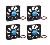 Alinan 4 unids 8015 12 V ventilador 80x80x15mm 2 pines rodamiento de manga sin escobillas DC ventilador de refrigeración impresora 3D ventilador de computadora