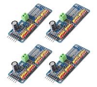 Alinan 4 unids PCA9685 IIC módulo 16 canal 12 bits PWM servo motor controlador placa controlador IIC interfaz para Arduino robot frambuesa Pi