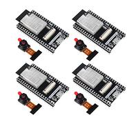 Alinan 4pcs ESP32-WROVER Junta con Cámara Wi-Fi Bluetooth para Arduino IDE, lenguajes de programación compatibles C Language, M MicroPython