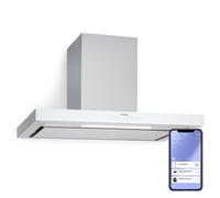 Alinea Smart 389,2m³/h 90cm Campana Extractora de Pared Plata