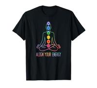 Alinea tu energía Chakras sanación meditación Camiseta