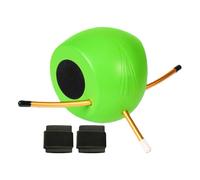Alineación correctiva, ayuda de entrenamiento del conector, bola de espuma de 5 pulgadas de diámetro con bandas de brazo, juego elástico ajustable, estilo profesional con acabado de alta visibilidad