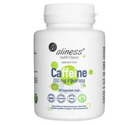 Aliness Cafeína 200 mg - 100 Cápsulas Vegetales