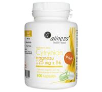 Aliness Citrato de magnesio 125 mg con B6 - 100 Cápsulas