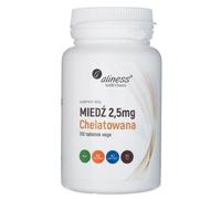 Aliness Cobre Quelado 2,5 mg - 100 Tabletas