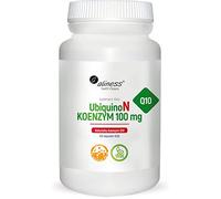 Aliness - UbiquinoN KOENZYM 100mg - Contra los radicales libres - Coenzima natural Q10-100 cápsulas - Veganos - Vegetarianos - Dosis diaria 1 cápsula